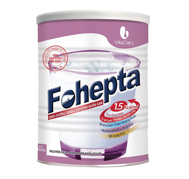 Sữa Fohepta là loại sữa được các bác sĩ khuyên dùng đối với những người mắc các bệnh lý về gan