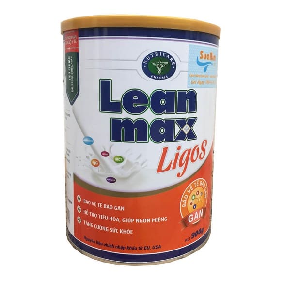Sữa bột Leanmax Ligos dành cho người bị bệnh gan, suy giảm chức năng gan