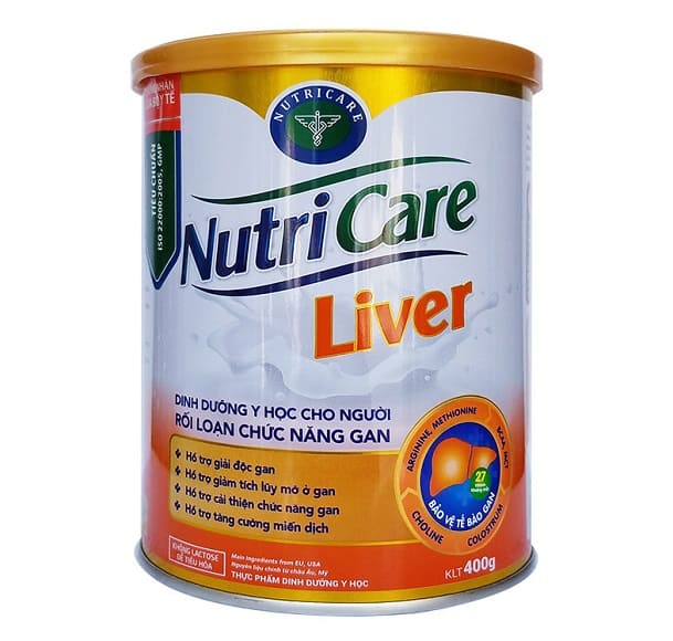 Sữa NutriCare Liver tốt cho người bị xơ gan